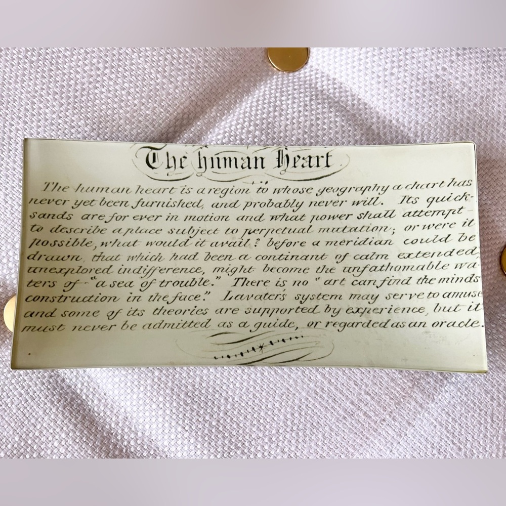 John Derian Studio The Human Heart Decoupage Tray